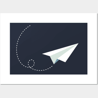 Adventure Paper Plane Posters and Art